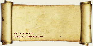 Jana Veškovac vizit kartica